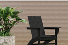 Slate Grey Modern Adirondack Chair